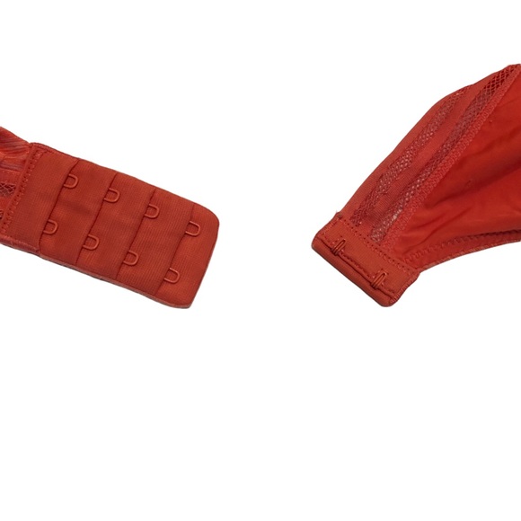 Victorias Secret Underwire Uplift Semi Demi Bra 36DD (E) in Pretty Orange Color - Picture 5 of 7